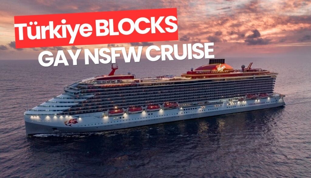 Virgin Voyages Scarlet Lady sailing