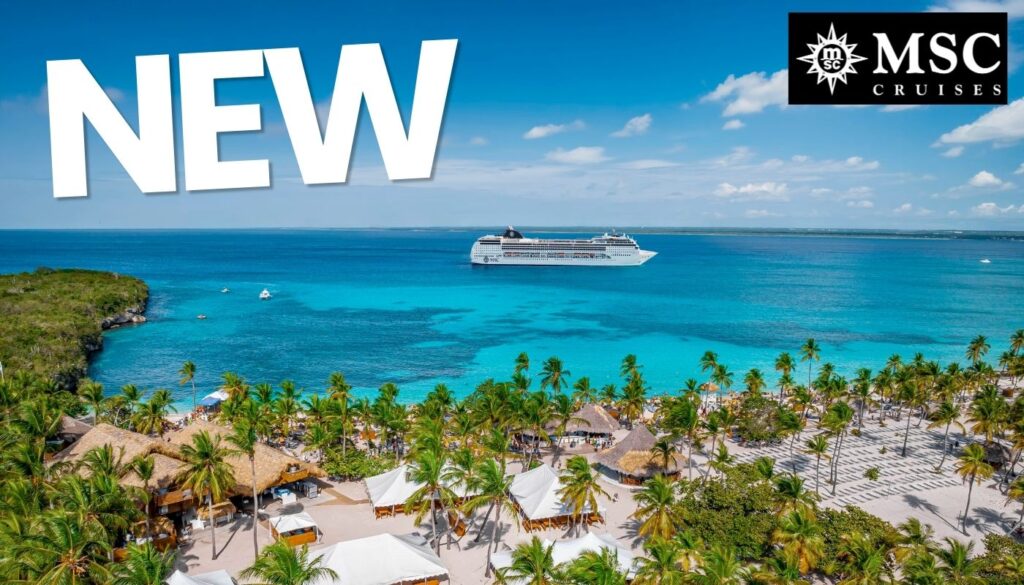 New Catalina Sugar Beach from MSC Cruises